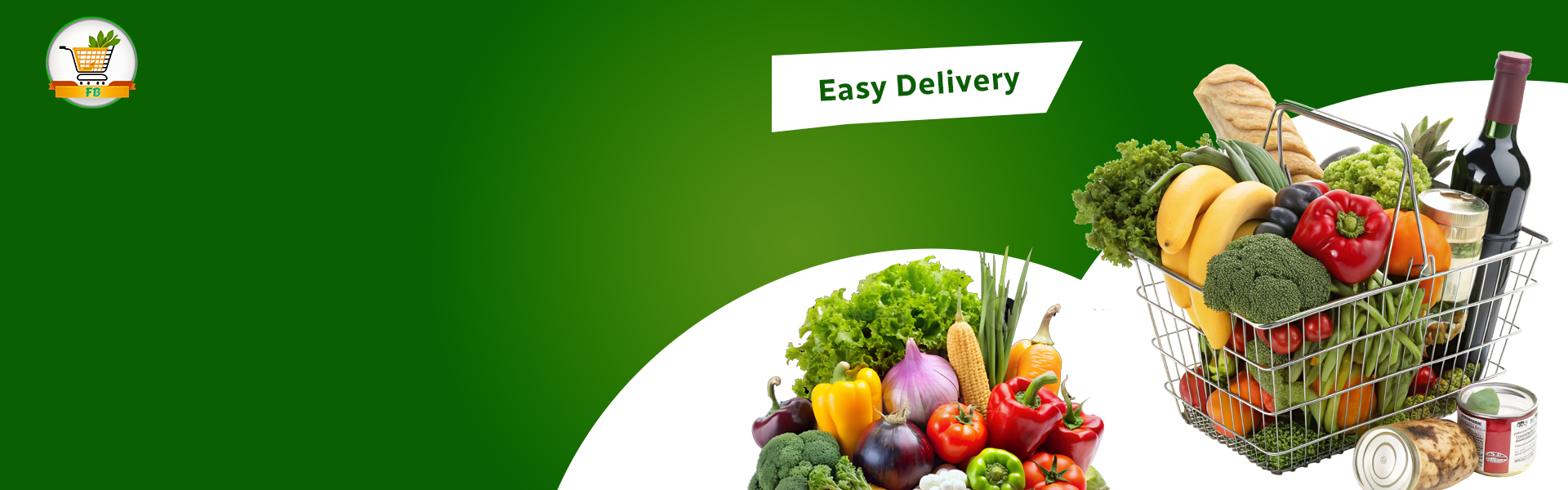 Food Basket Supermarket fresh grocery basket